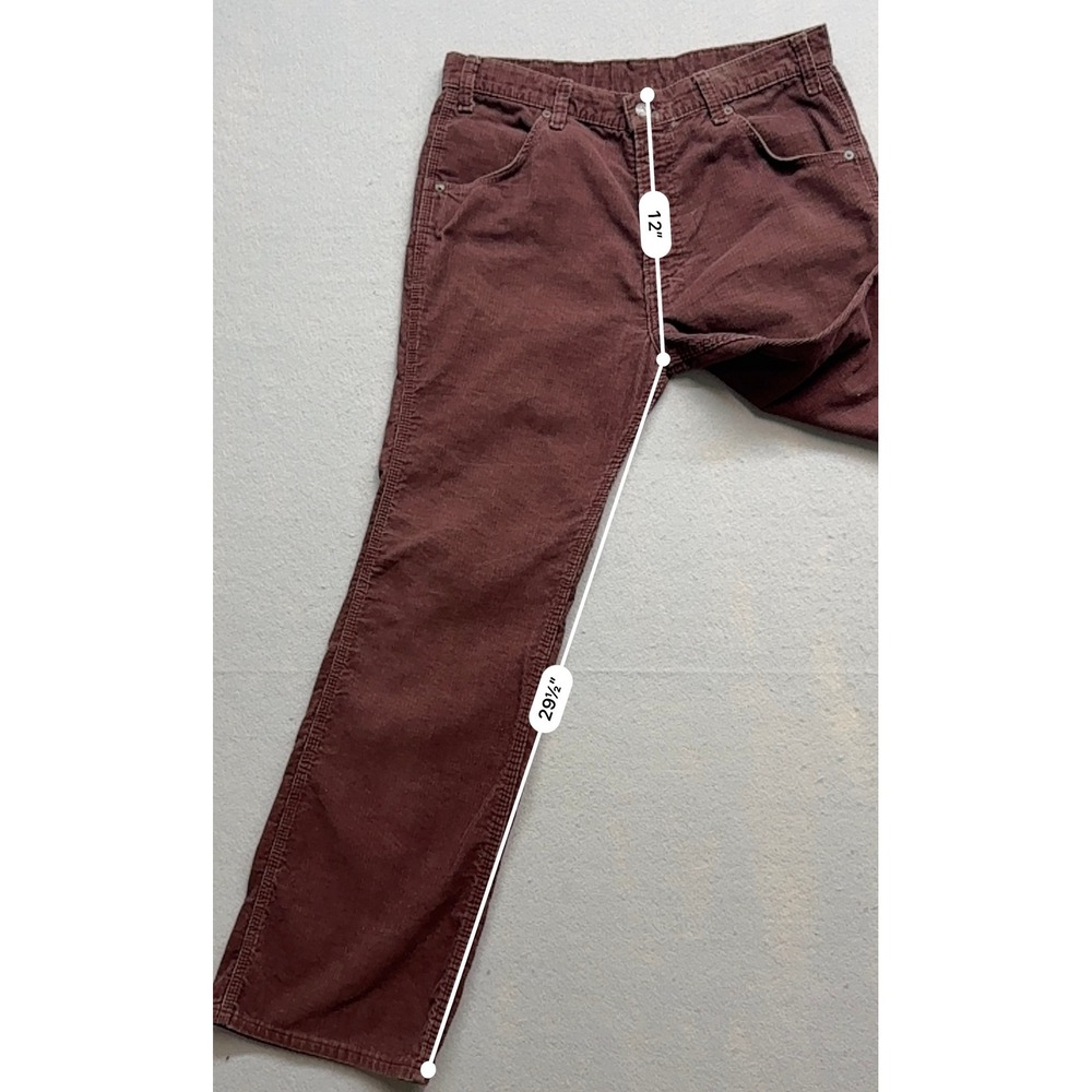 Vintage 1979 Levi's For Men Corduroy Pants Brown San Francisco 1850 Patch 34x30 - Picture 11 of 15